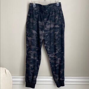 Chico's Black‎ and Gray Cargo Pants with Elastic Waistband